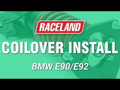 How To Install Raceland BMW E90/92 Coilovers