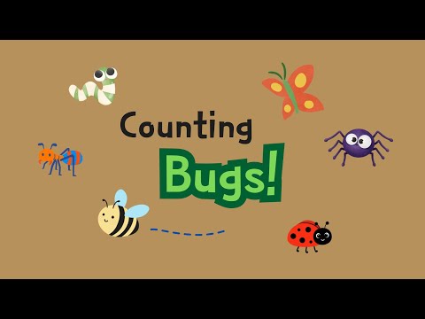 Counting BUGS! 🕷️🐜🐝🪱🐞🦋 Preschool Counting Song | Music for Kids!