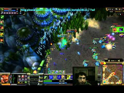 Ranked Gangplank 2v1 lvl 1 double kill.