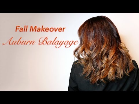 Fall Makeover: Auburn Balayage - HAIR MAKEOVER | ARIBA...