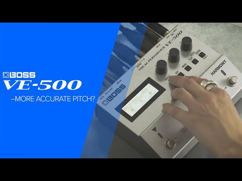 Boss VE-500 Vocal Performer Effects Pedal | Sweetwater Boss VE-500 Vocal Performer Effects Pedal | Sweetwater