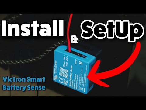 How To Install SetUp Victron Smart Battery Sense Easy Simple