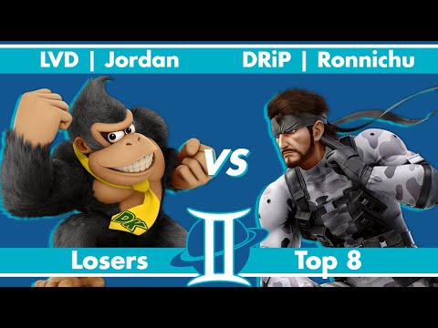 Interstellar 2: Losers Top 8 - LVD | Jordan (Donkey Kong) vs DRiP | Ronnichu (Snake)