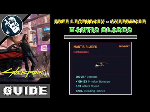 Free Mantis Blade Legendary Cyberware in Cyberpunk 2077 Cyberware Locations #9 - City Center