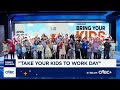 CNBC Celebrates Bring Your Kids To Work Day
