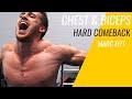 IT HURTS LIKE CRAZY - MY FIRST CHEST & BICEPS WORKOUT