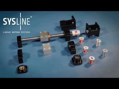 SYSLINE® Ball screw end support units and nut housing.