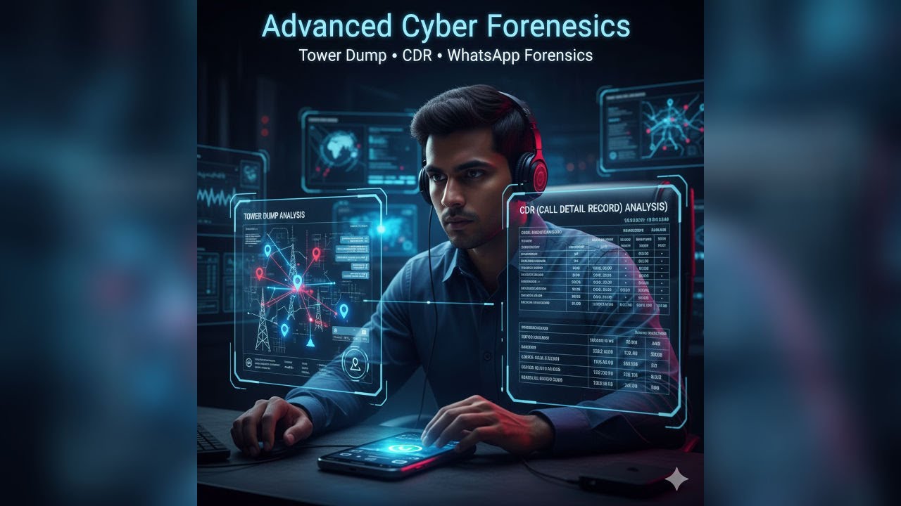 Tower Dump, CDR, IPDR, WhatsApp Analysis | Cyber Forensic Investigation