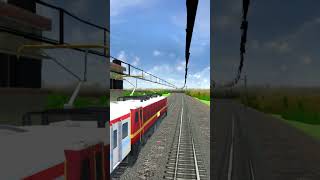 15036/UTR SAMPRK K EXPESS CROSSING 15014/RANIKHET EXP #shorts #train