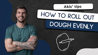 How to Roll Out Dough Evenly | Akis Petretzikis by Akis Kitchen