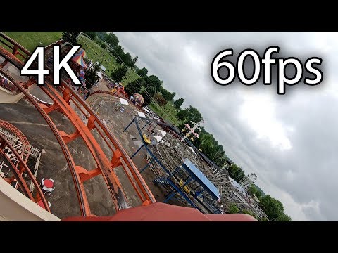 On-ride point of view of Swiss Toboggan