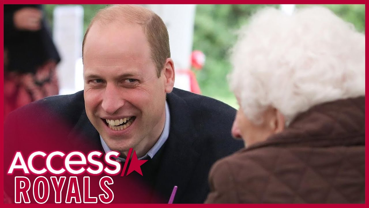 Prince William Flirts With Seniors On Scotland Tour