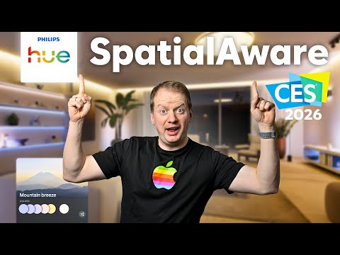 Philips Hue SpatialAware & smart lighting at CES 2026