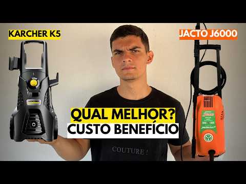 Karcher K5 vs Jacto Clean J6000 Qual melhor Lavadora com Motor a Indução Custo Benefício?