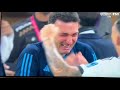 An Emotional Lionel Scaloni Breaks Down Into Tears At Final Whistle Argentina 3 3 France Pen 4 2
