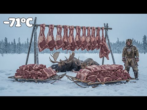 5000kg Moose Hunt in −71°C Yakutia | Feeding an Entire Frozen Village