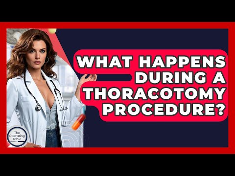 What Happens During A Thoracotomy Procedure? - The Operating Table
