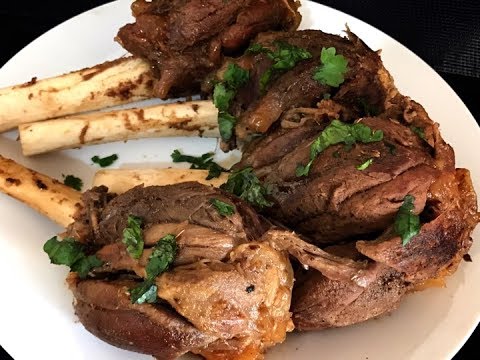Arabic Style Mutton Shanks Made In My Garden in Clay Pot (outdoor recipe) Video