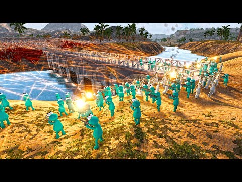 Cleopatra & puppet terrorist force VS 2.7 million joint army !!  Ultimate Epic Battle Simulator 2