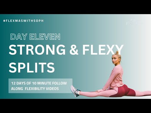 FRONT SPLITS - DAY 11 (10 minute follow along class to develop splits)