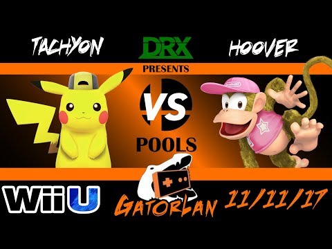 GatorLan Fall 2017 - POOLS - Tachyon (Pikachu) vs. Hoover (Diddy Kong) - Smash 4 - Wii U