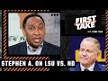 Stephen A. argues that Brian Kelly took a better job by leaving Notre Dame for LSU | First Take