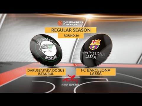 EuroLeague Highlights RS Round 26: Darussafaka Dogus Istanbul 67-56 FC Barcelona Lassa