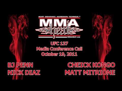 UFC 137 Pre-Fight Media Conference Call (complete & undedited)
