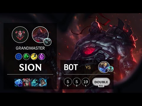 Sion Bot vs Ezreal - EUW Grandmaster Patch 11.13