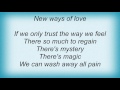 Fancy - Ways Of Love Lyrics