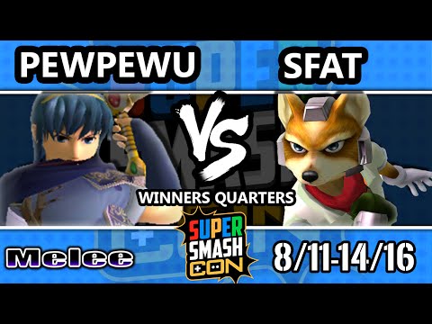 SSC 2016 SSBM - CLG | SFAT (Fox) Vs. CLG | PewPewU (Marth) - Melee Winners Quarters
