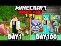 I Survived 100 Days in 1.21 Minecraft Hardcore..