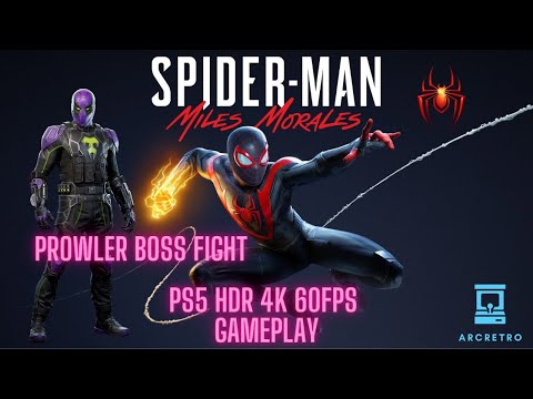 Marvel's Spider-Man: Miles Morales | PS5 HDR 4K 60FPS GAMEPLAY 2160P | PROWLER BOSS FIGHT|