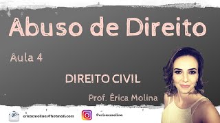 AULA 4 - ABUSO DE DIREITO