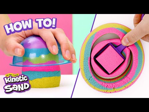 Набор песка для детского творчества Kinetic Sand Цветные приключения 3 цвета 907 г (71647)