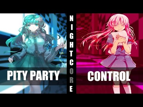 ♪ Nightcore - Pity Party / Control (Switching Vocals)
