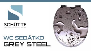 Schütte Grey Steel | MDF, Soft Close