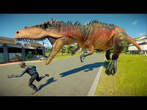 2x CARCHARODONTOSAURUS vs 2x GIGANOTOSAURUS - Jurassic World Evolution 2