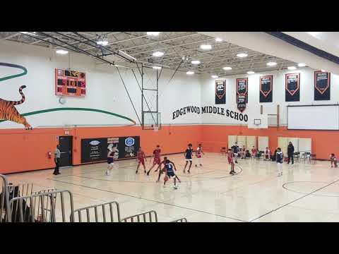 2021 8th Grade AAU Spartan Classic ( Flint Affiliation Bates vs HWB) (61-53) L