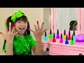 Emma Pretend Play W Colorful Nail Polish Salon Toys For Children