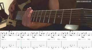 Video thumbnail for 8 String Ibanez RG8-BK Tone Test - Meshuggah Combustion Opening Riff by xisumatwo