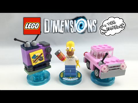 LEGO Dimensions The Simpsons level pack set review! 71202