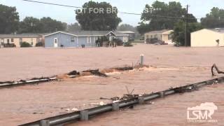 5-23-15 Elk City, OK Dangerous Flooding 2 *Joe Miller*