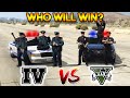 GTA 5 COPS VS GTA 4 COPS WHO WILL WIN