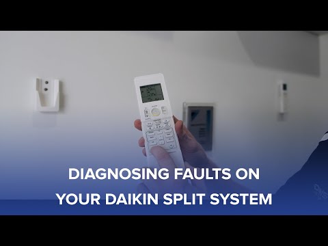 How to fault find and troubleshoot Daikin air-conditioner with flashing light