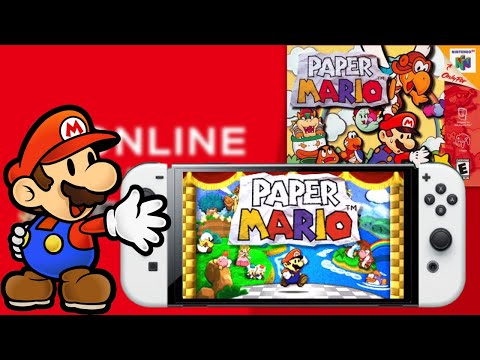Nintendo JUST ANNOUNCED PAPER MARIO N64  for the Nintendo Switch Online Expansion Pack!