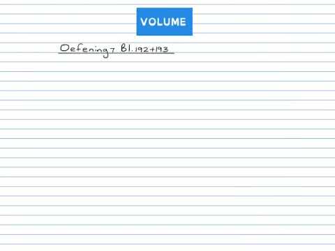 Wiskundige Geletterdheid Gr 12 - Volume merk memo (Oef 7)