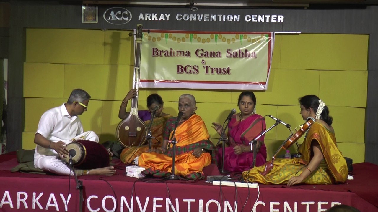 Music Season 2017 Brahma Gana Sabha & BGS Trust-Suguna Varadachari 1
