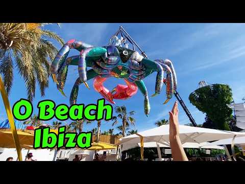 O Beach Ibiza pool party and show
