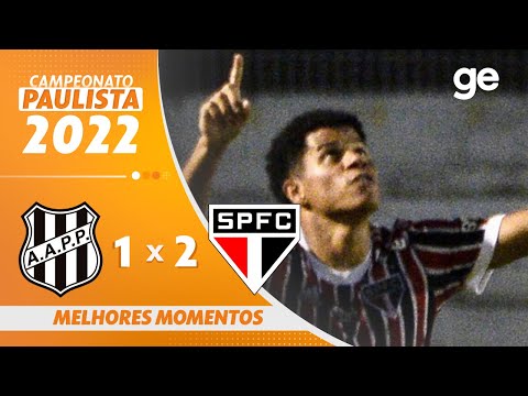 PONTE PRETA 1 X 2 SÃO PAULO | MELHORES MOMENTOS | 6ª RODADA DO CAMPEONATO CARIOCA 2022 | ge.globo